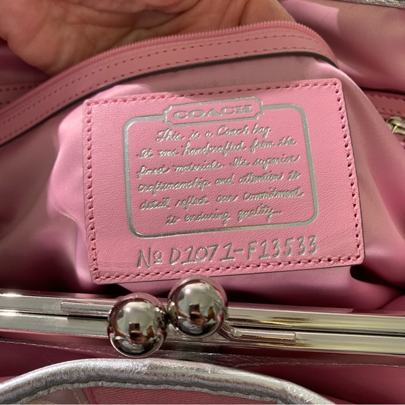 Coach Purse - Peony pink - Picture 8 of 15